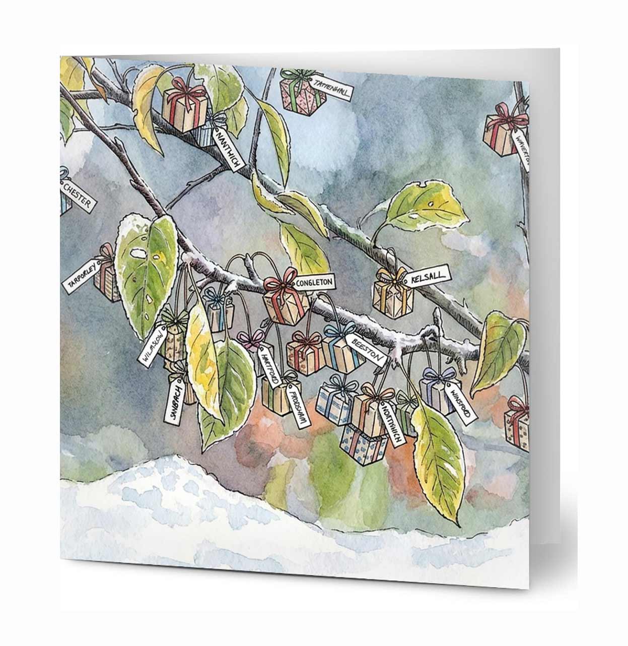 Cheshire Christmas Cards - Pack of 10