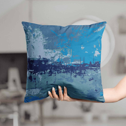 Linen Cushion - Where Sky Begins 406mm x 406mm