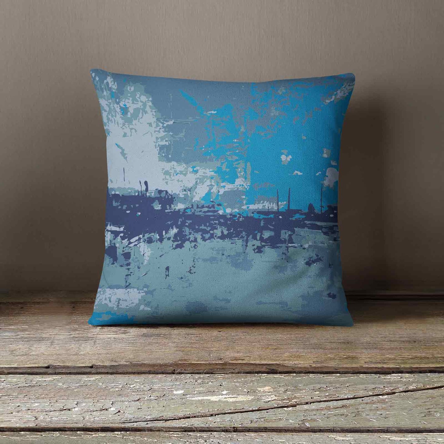 Linen Cushion - Where Sky Begins 406mm x 406mm