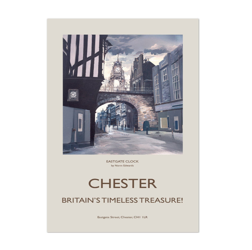 Eastgate Clock Chester 10 Pack – Original Artwork by Norm Edwards