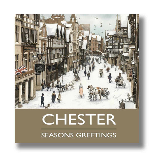 Eastgate Street, Chester Christmas Card - Pack of 10