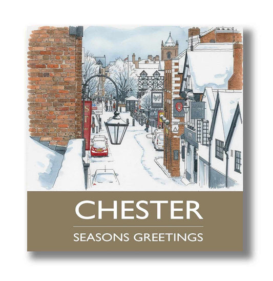 Northgate Street, Chester Christmas Card - Pack of 10