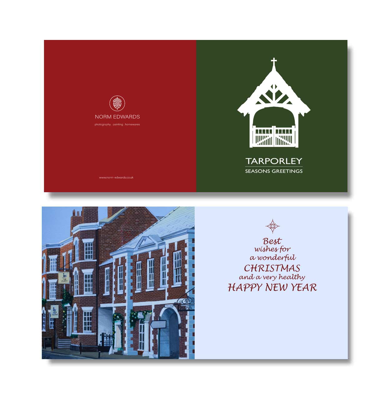 Tarporley Christmas Card - Pack of 10