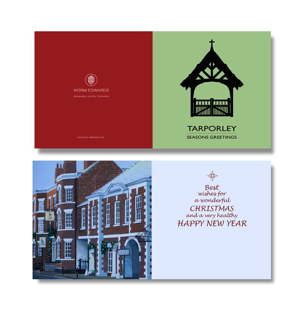 Tarporley Christmas Card - Pack of 10