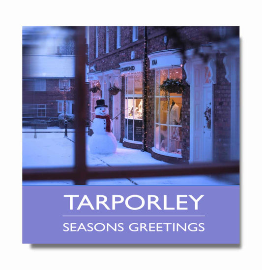 Tarporley Snowman Christmas Card - Pack of 10