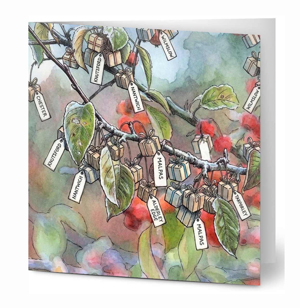 Cheshire  Christmas Cards - Pack of 10