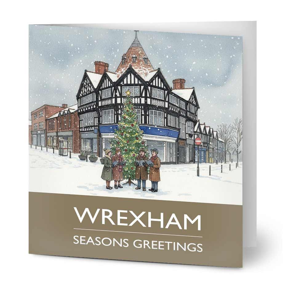 Hope Street, Wrexham Christmas Cards - Pack of 10